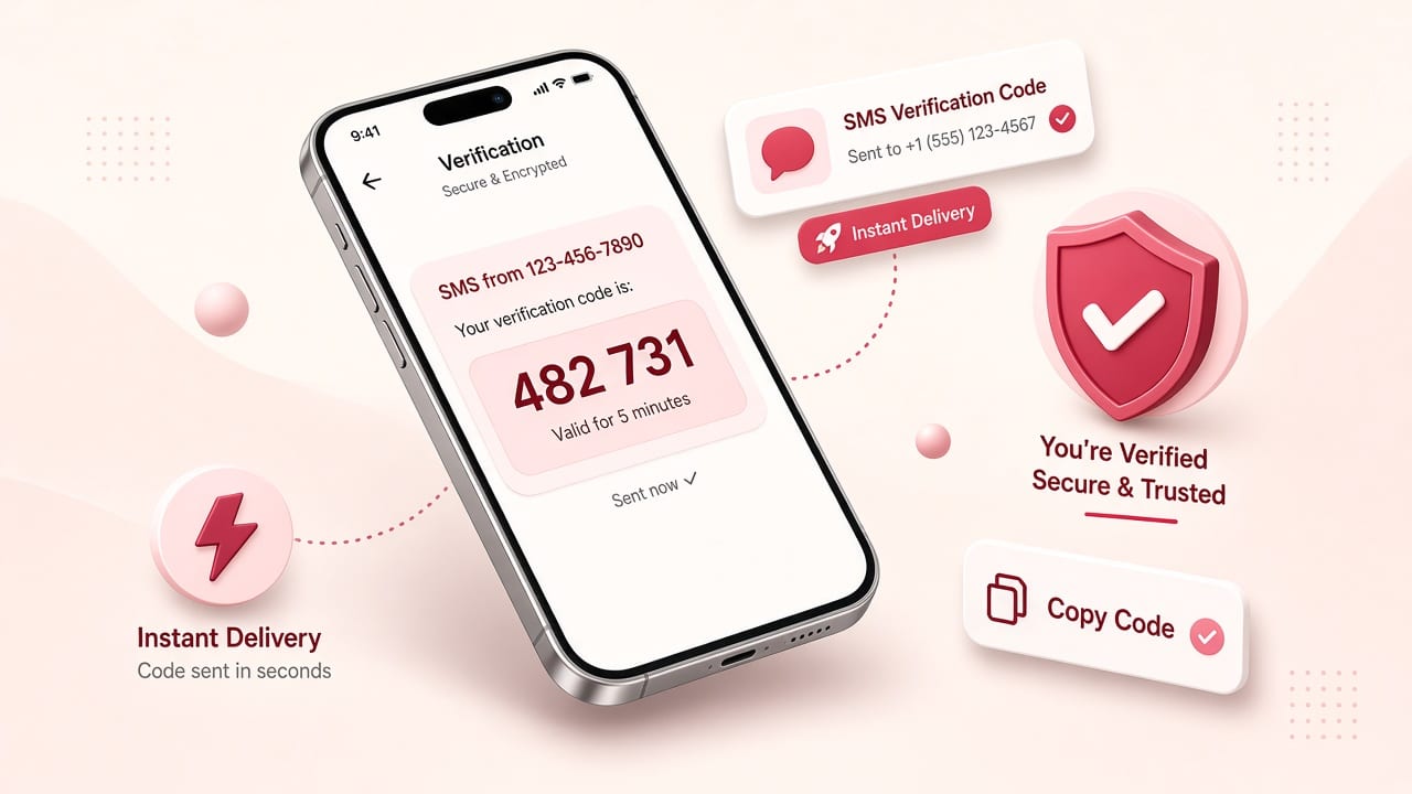 SMS-Code empfangen & verifizieren